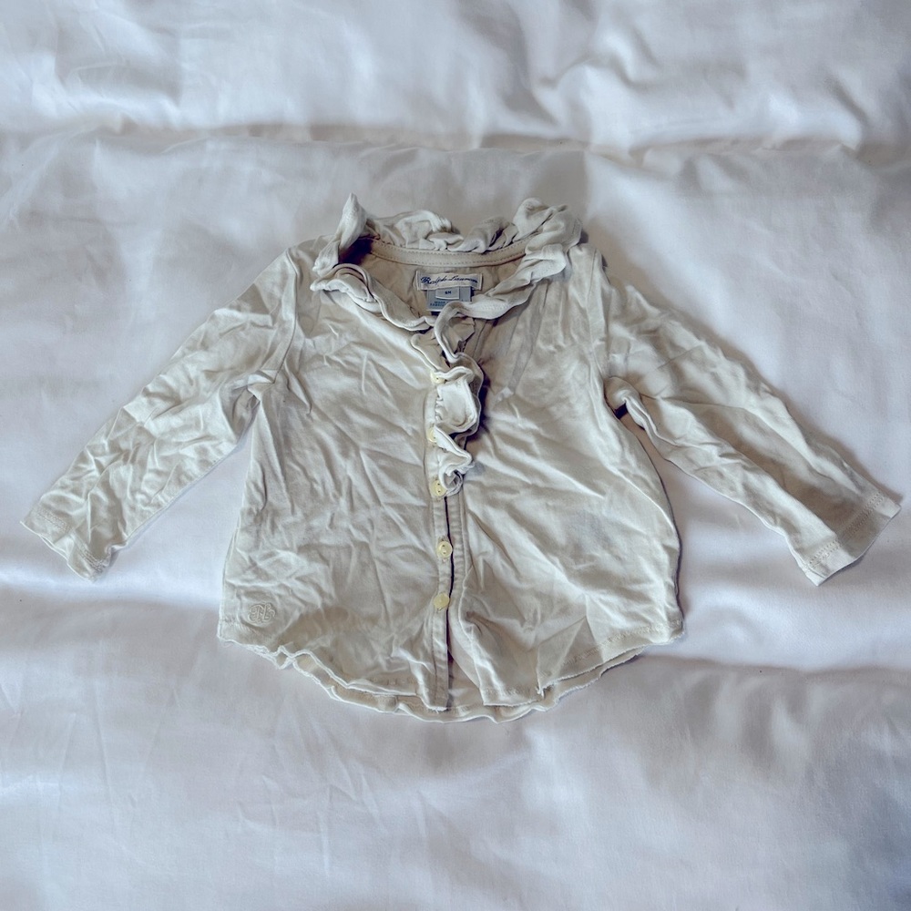 Ralph Lauren 6 months Baby Blouse in Beige / Ivory